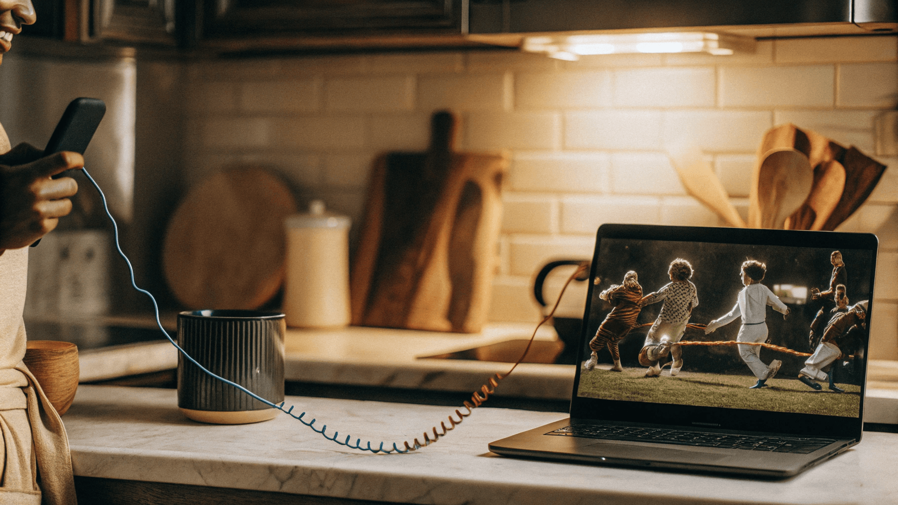Multi-Device Fun with IPTV Smarters Pro Me juggling devices with IPTV Smarters Pro subscription streaming