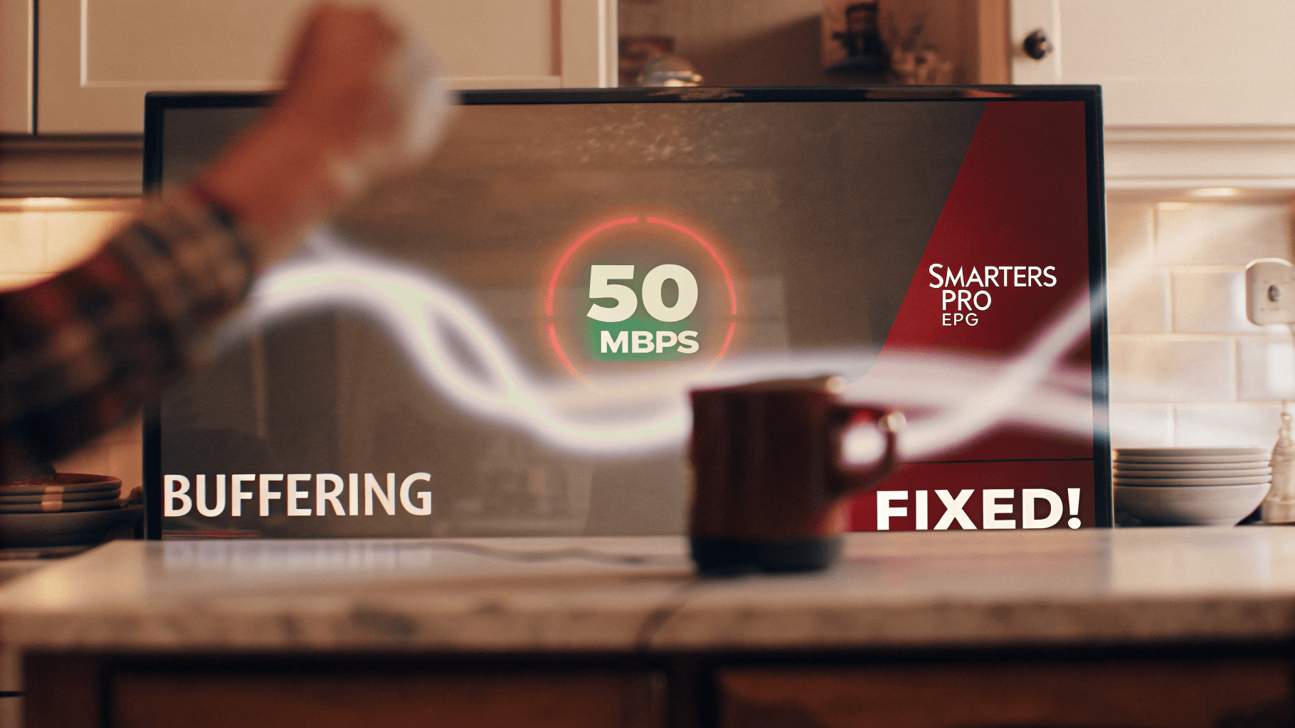 Boosting IPTV Smarters Pro Streaming Me with speed meter and IPTV Smarters Pro subscription EPG fix