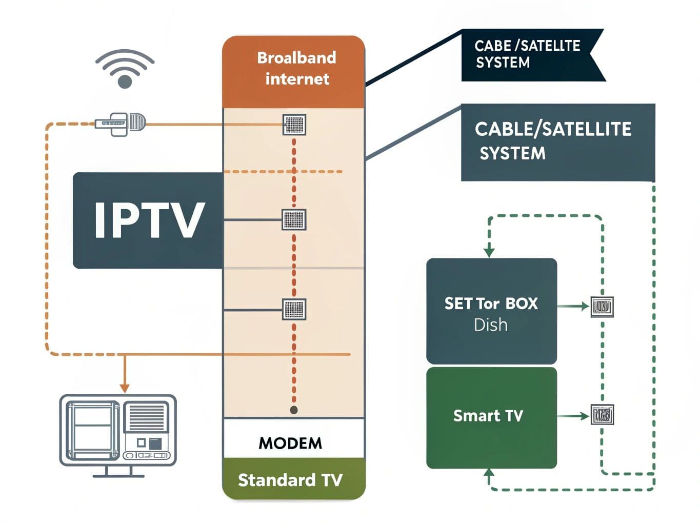 King IPTV Timeline Graphic Timeline of King IPTV development