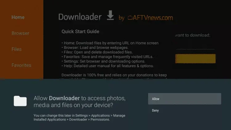 Entering IPTV Smarters APK URL
