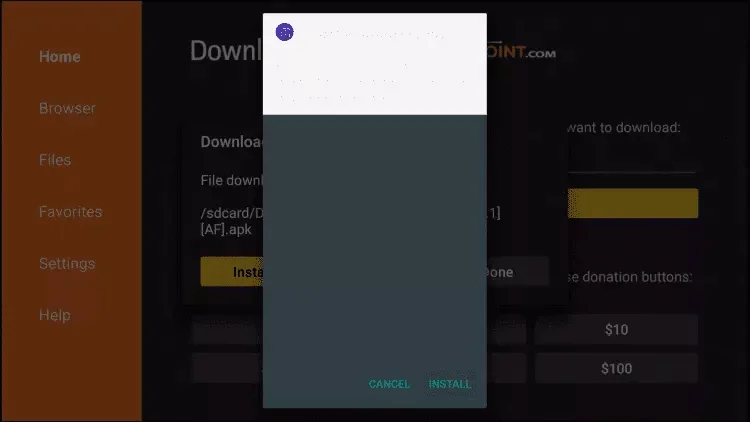 Login screen of IPTV Smarters Pro